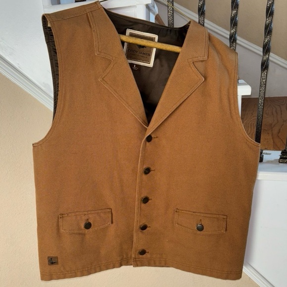 Cody James Tan Vest Size: L - Picture 1 of 5